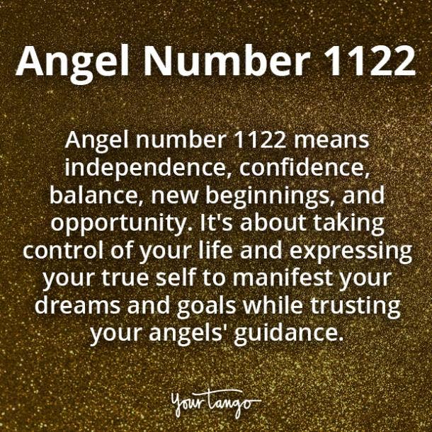 Número de anjo 1122: significado, importância, manifestação, dinheiro, chama gémea e amor