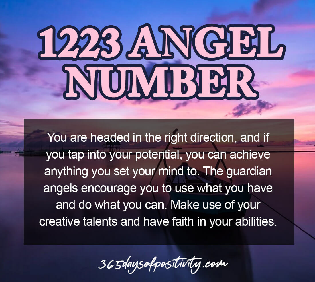 Número de anjo 1223: significado, importância, manifestação, dinheiro, chama gémea e amor